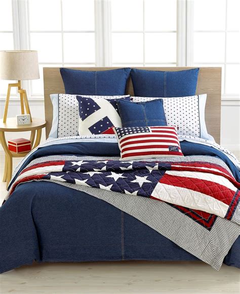 tommy hilfiger quilts|tommy hilfiger denim comforter twin.